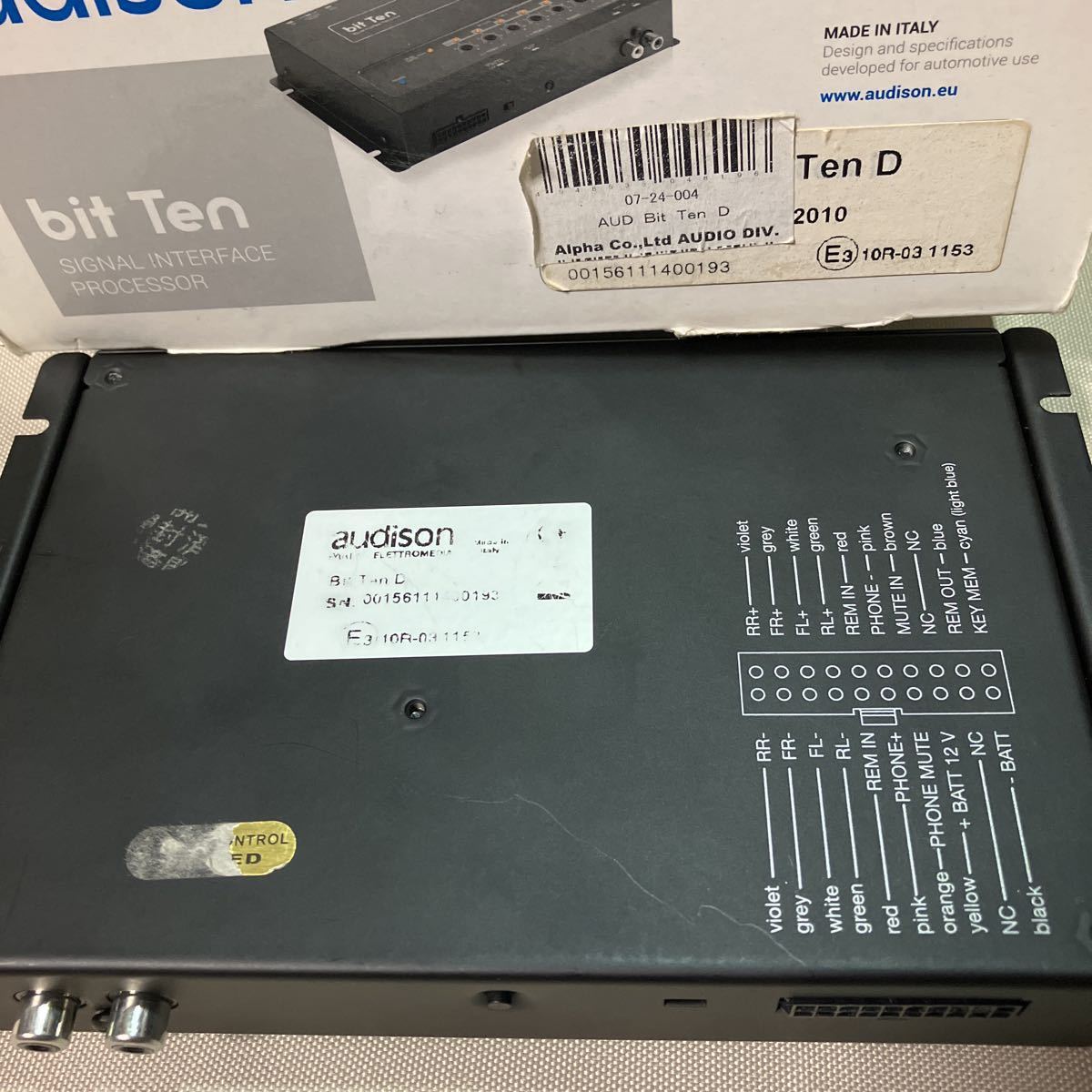 Ten audison bit Audison Bit Dシグナルインターフェイスプロセッサー 