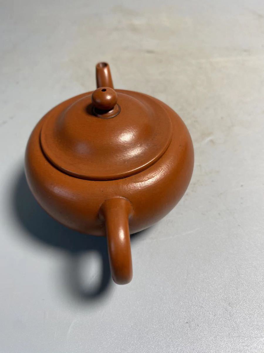旧家蔵出 朱泥 紫泥 中国宜興 紫泥 急須 中国唐物 茶壷 煎茶道具 紫砂