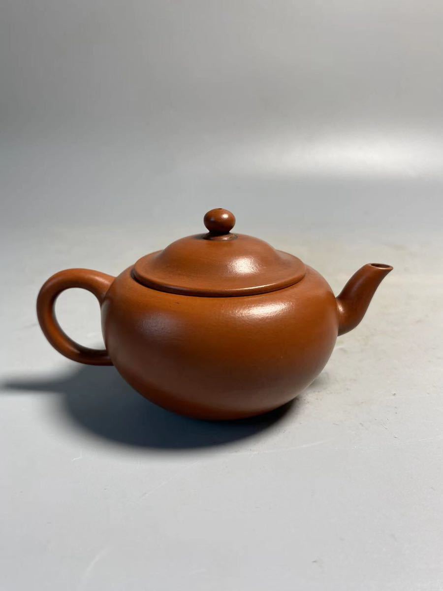 旧家蔵出 朱泥 紫泥 中国宜興 紫泥 急須 中国唐物 茶壷 煎茶道具 紫砂