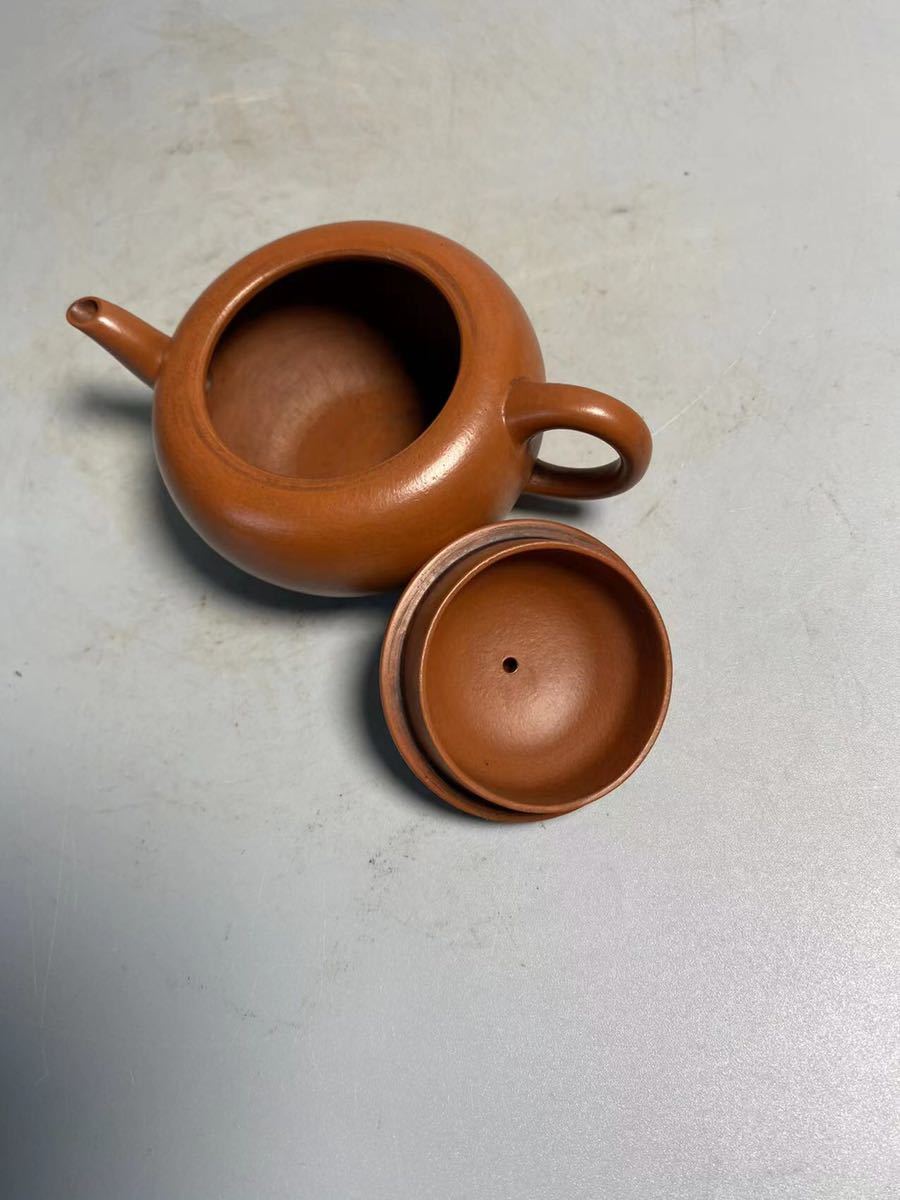 旧家蔵出 朱泥 紫泥 中国宜興 紫泥 急須 中国唐物 茶壷 煎茶道具 紫砂
