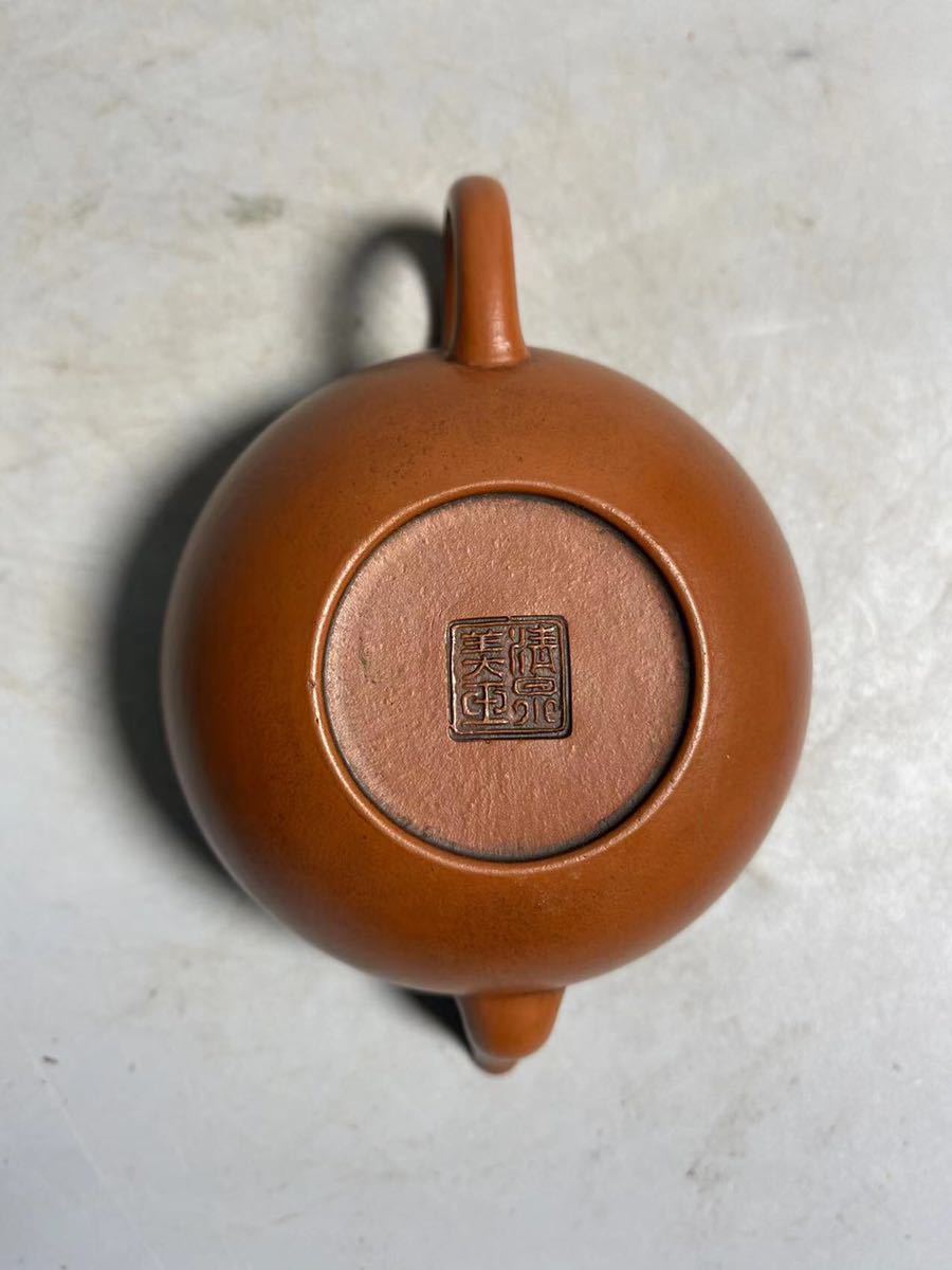 旧家蔵出 朱泥 紫泥 中国宜興 紫泥 急須 中国唐物 茶壷 煎茶道具 紫砂
