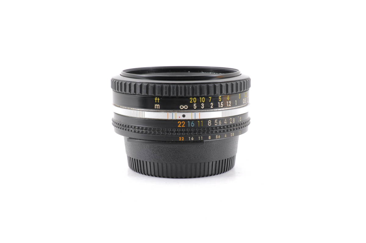 ニコン Nikon NIKKOR 50mm f1.8 Ai-s MF 一眼カメラレンズ 管GG608 AF
