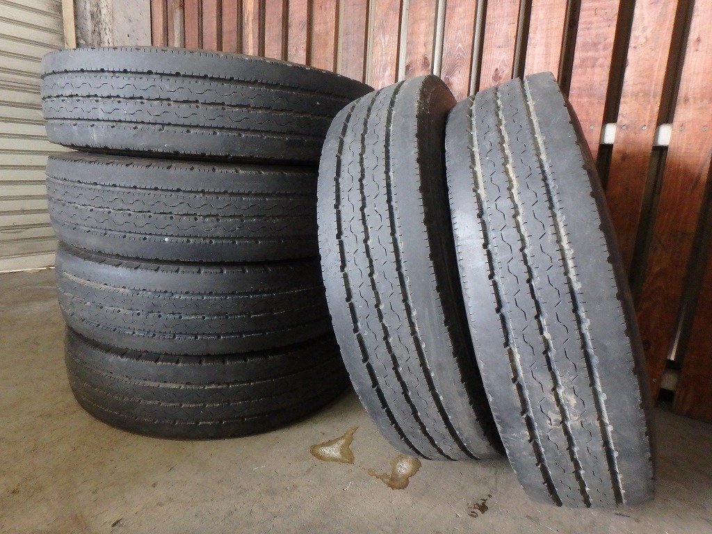 L922 送料無料【205/85R16 117/115】ブリヂストン R205 夏タイヤ 6本 約7分山