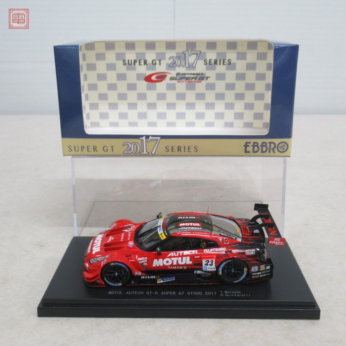 エブロ 1/43 モチュールオーテック GT-R #23 スーパーGT GT500 2017