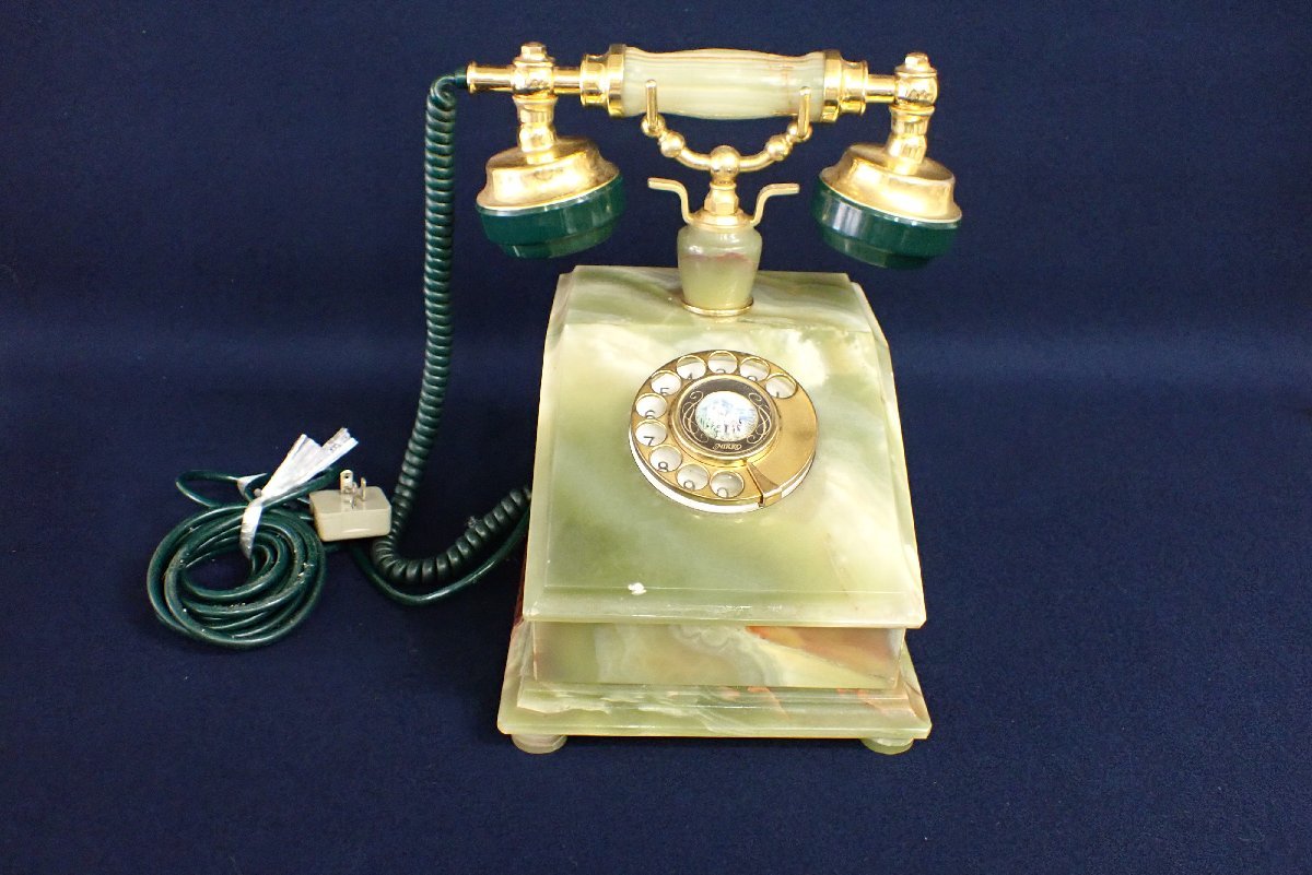 ★062740 NIKKO 日興 ND-260-A 電話機 ダイヤル式 大理石★ NIKKO ND-260-A 電話機 1978年11月 B-51-002 日興電機