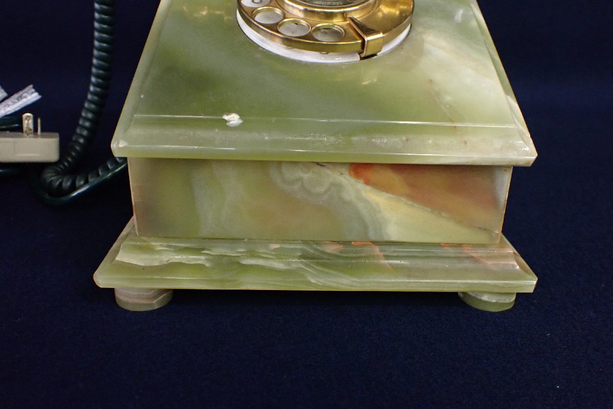 ★062740 NIKKO 日興 ND-260-A 電話機 ダイヤル式 大理石★ NIKKO ND-260-A 電話機 1978年11月 B-51-002 日興電機