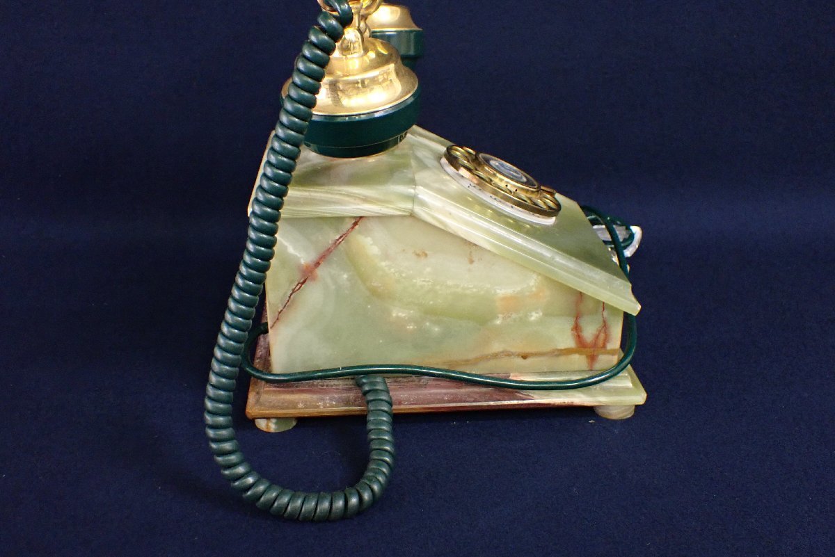 ★062740 NIKKO 日興 ND-260-A 電話機 ダイヤル式 大理石★ NIKKO ND-260-A 電話機 1978年11月 B-51-002 日興電機