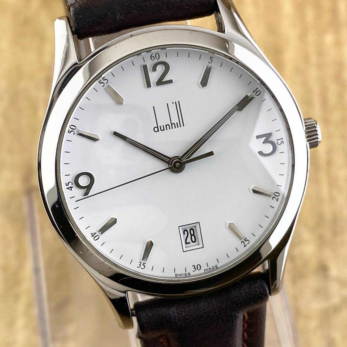 1円〜】Dunhill ダンヒル 腕時計 メンズ シティスケープ 8003 ホワイト 