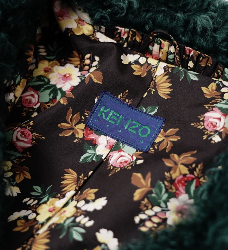 GN6590 最高級毛皮 ケンゾー KENZO カルガンラムファー/リアルファー