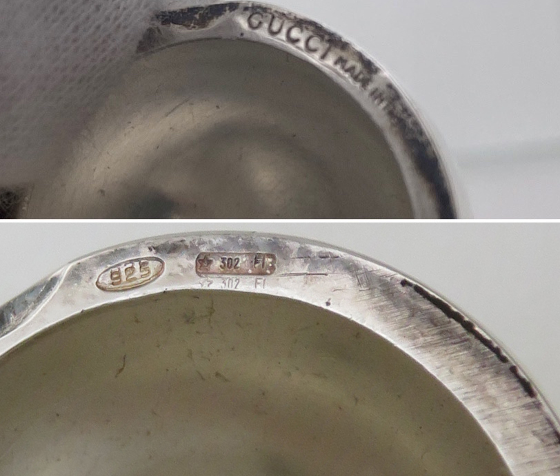 レア！GUCCI グッチ シルバー925丸型ピルケース 小物入れ Silver925 約 