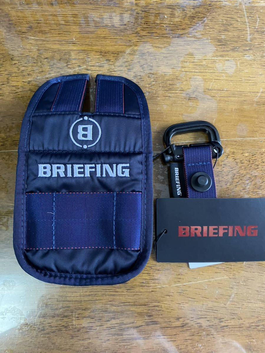 ★★送料無料 新品★★ブリーフィング BRIEFING ECO TWILL パターカバー CS センターシャフト用 ネイビー マレットタイプ ヘッドカバー
