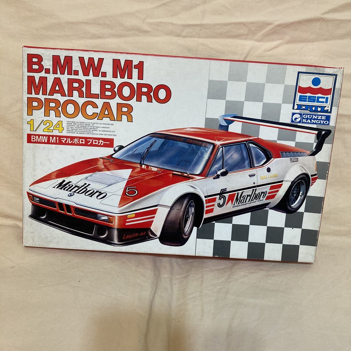 ESCI グンゼ 1/24 BMW M1 Marlboro マルボロ プロトタイプカー 