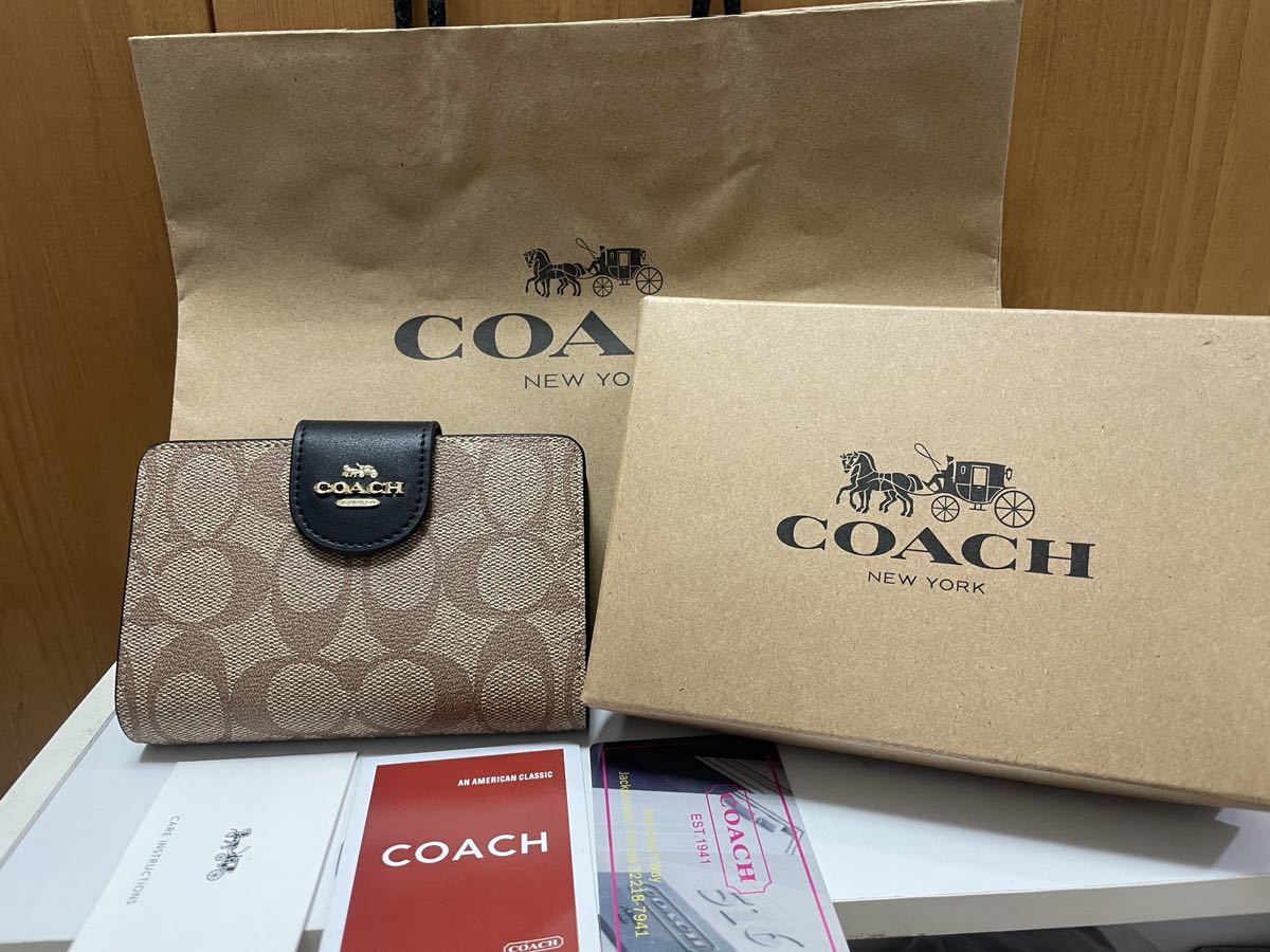 コーチ COACH 二つ折り財布 ミニ財布 財布 レディース ミニ財布（形状 