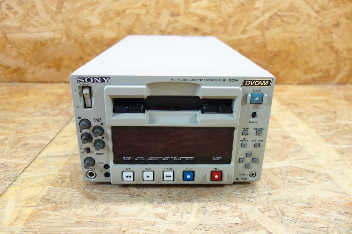 ジャンク SONY DSR-30 ビデオカセットレコーダー DSR-30 SONY - DVCAM