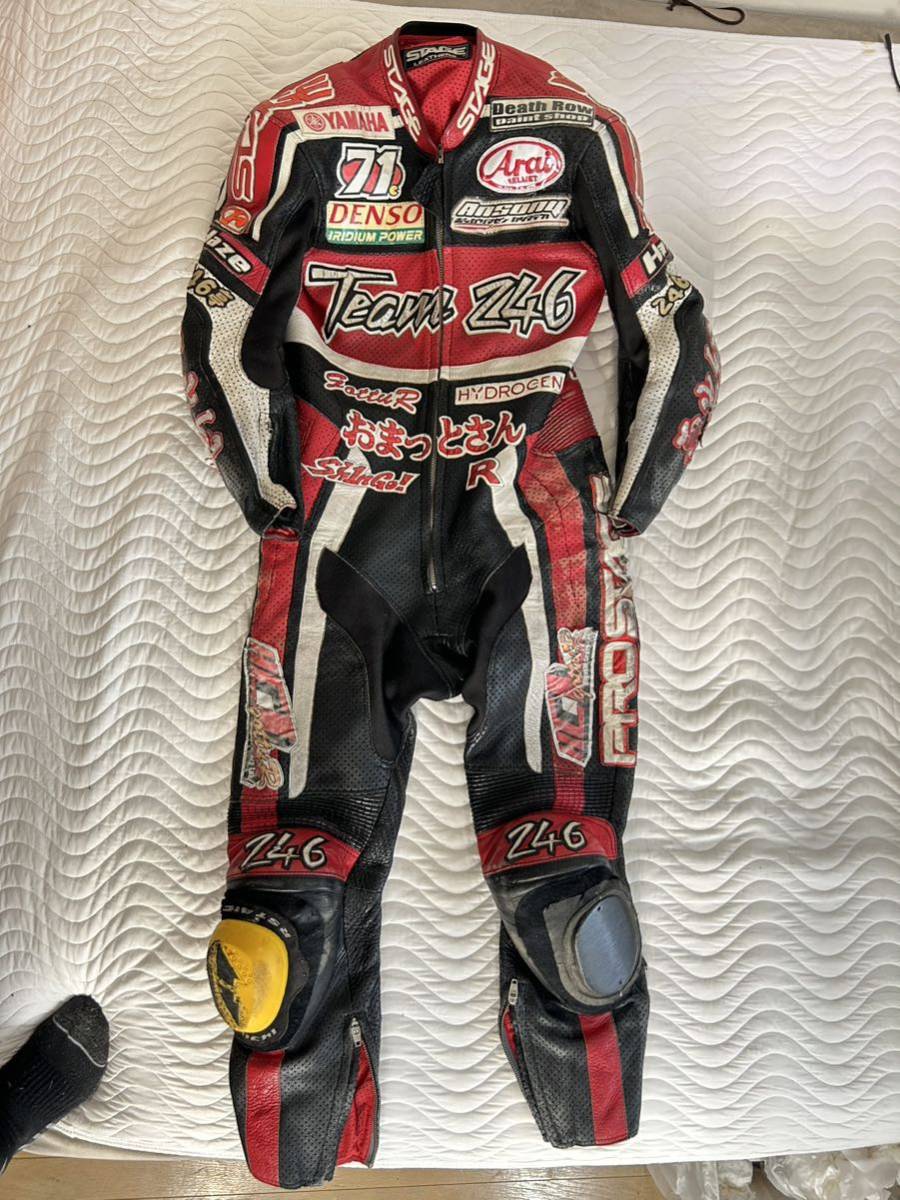 レーシングスーツ ステージレザー革ツナギ フルオーダースーツ