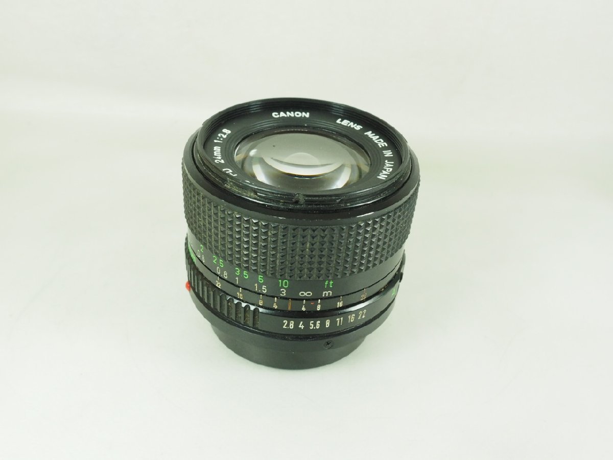 ジャンク Canon FD 24mm f2.8 レンズ カメラ 光学機器 一眼カメラ用