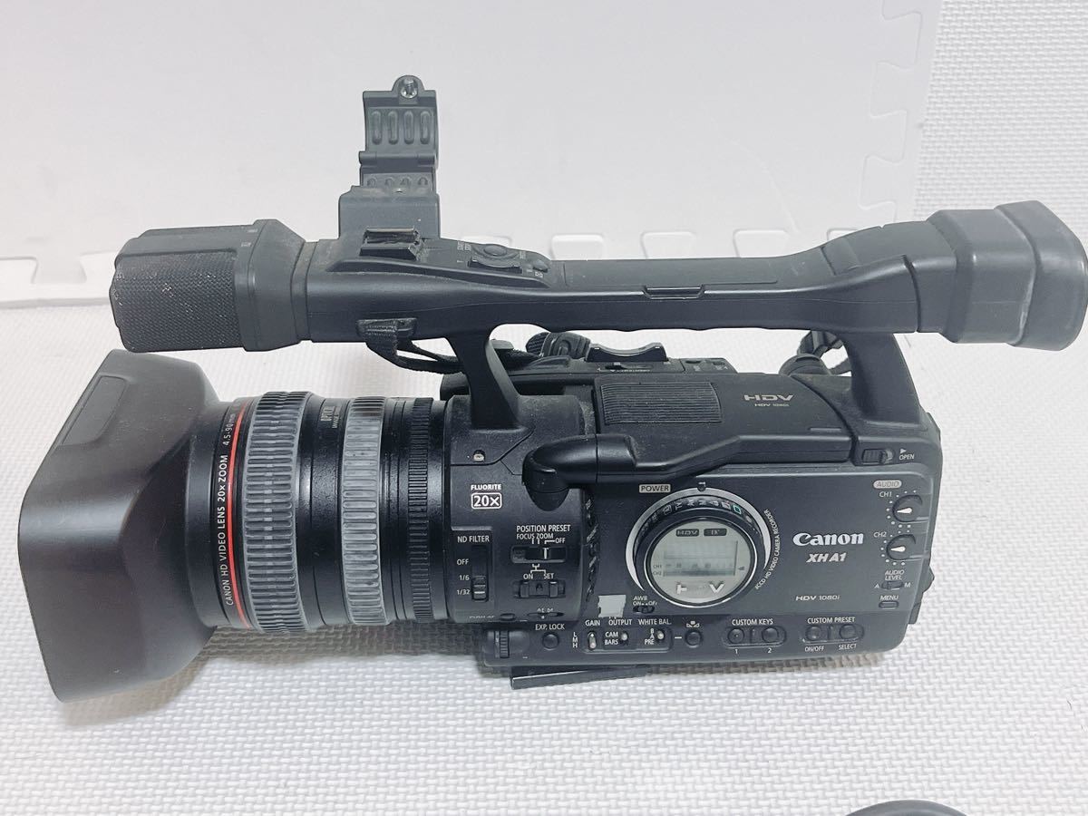 付属品あり 通電OK 未使用リモコンあり】Canon XH A1 ハイビジョン