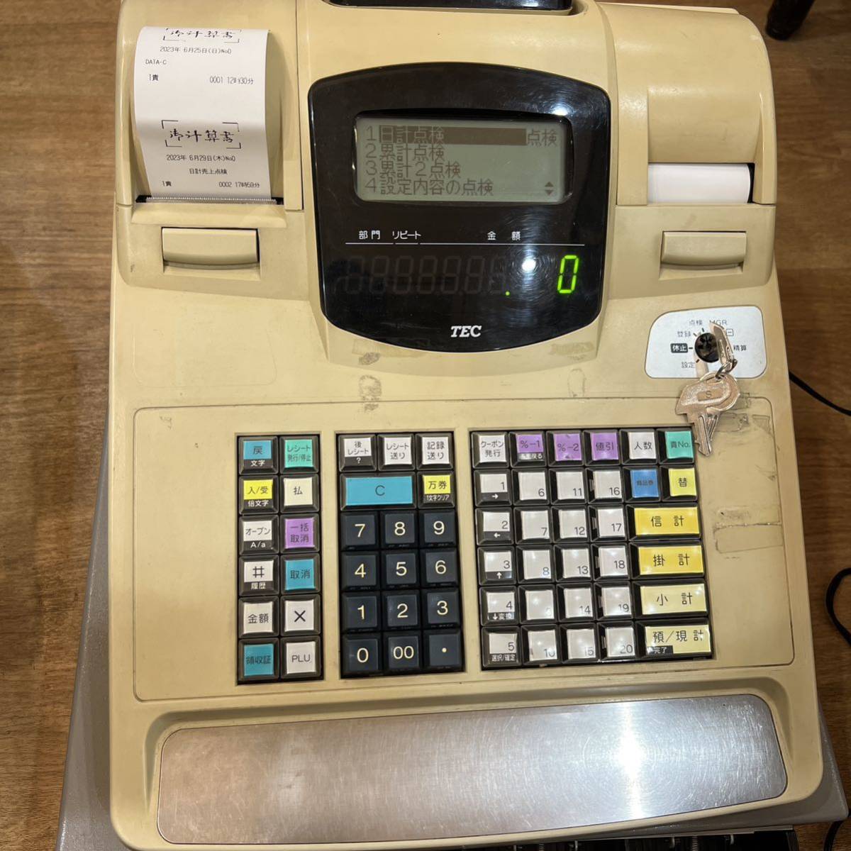 レジスタ TEC ma-660東芝テック TEC 東芝