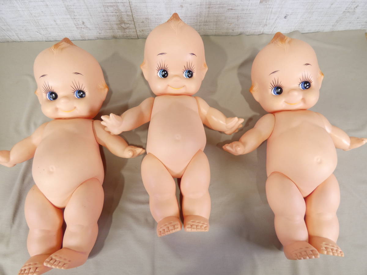 ▲キューピー人形 色々 7体まとめて 体長20㎝～58㎝ キューピーちゃん 昭和レトロ ※現状品 ＠160(6) 