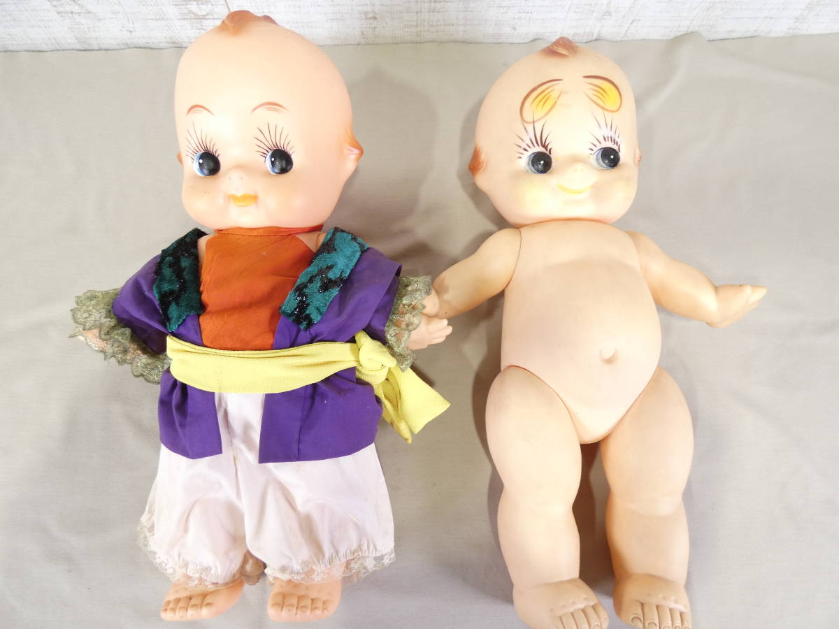 ▲キューピー人形 色々 7体まとめて 体長20㎝～58㎝ キューピーちゃん 昭和レトロ ※現状品 ＠160(6) 