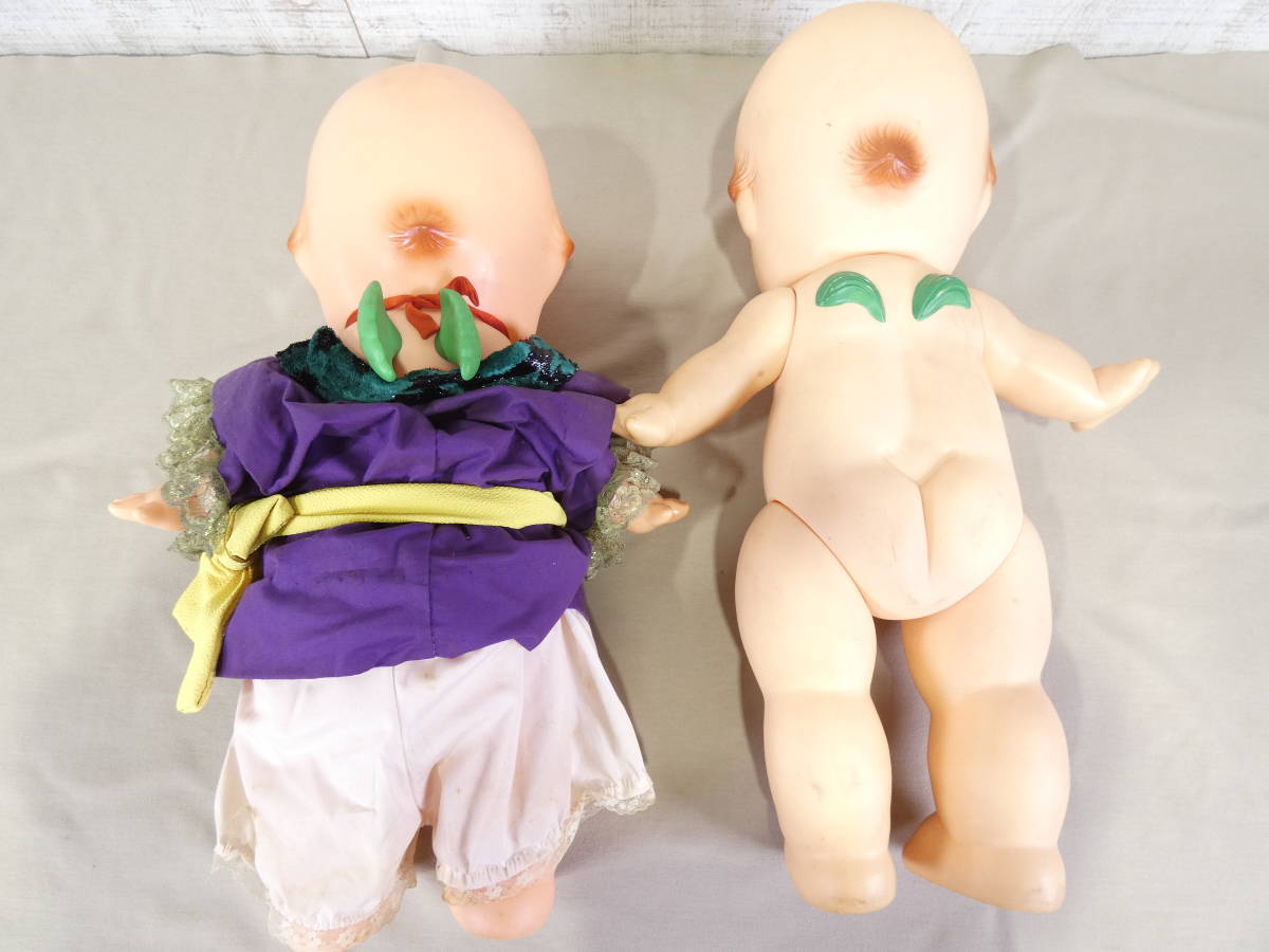 ▲キューピー人形 色々 7体まとめて 体長20㎝～58㎝ キューピーちゃん 昭和レトロ ※現状品 ＠160(6) 