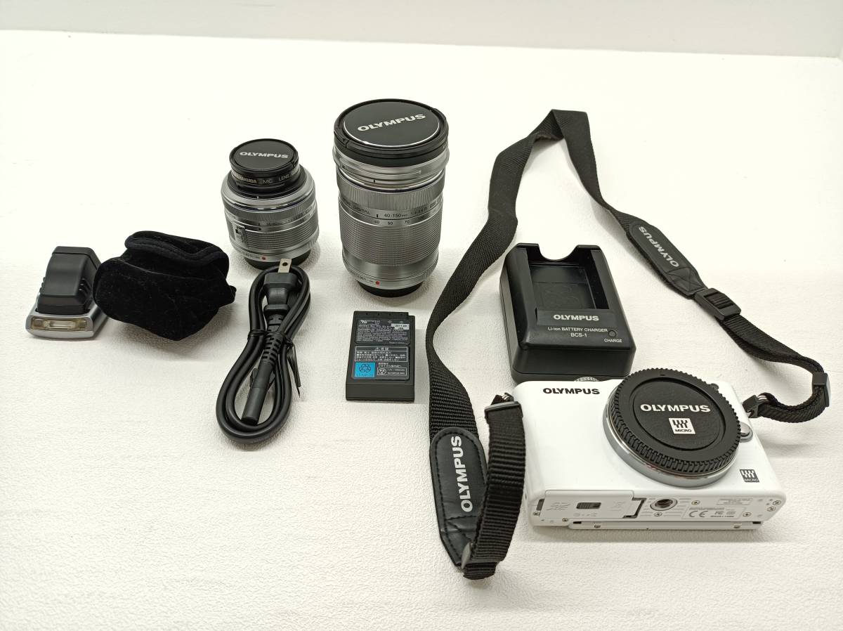 165 A） OLYMPUS PEN Lite E-PL3 デジタルカメラ レンズ2本 Olympus