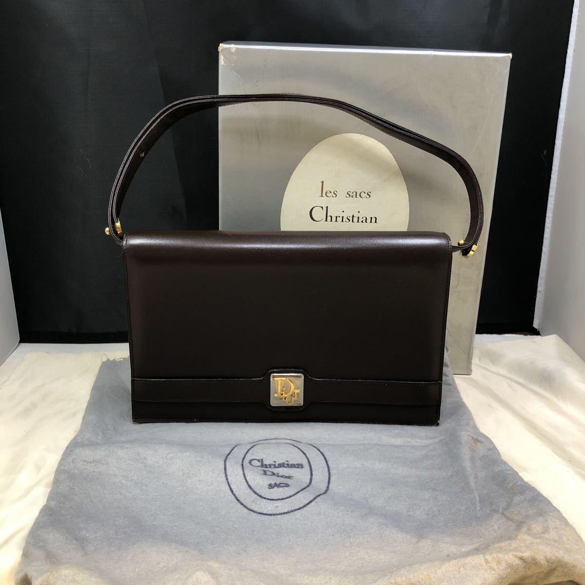 Christian Dior レディディオール ハンドバッグ ディオール レザー 
