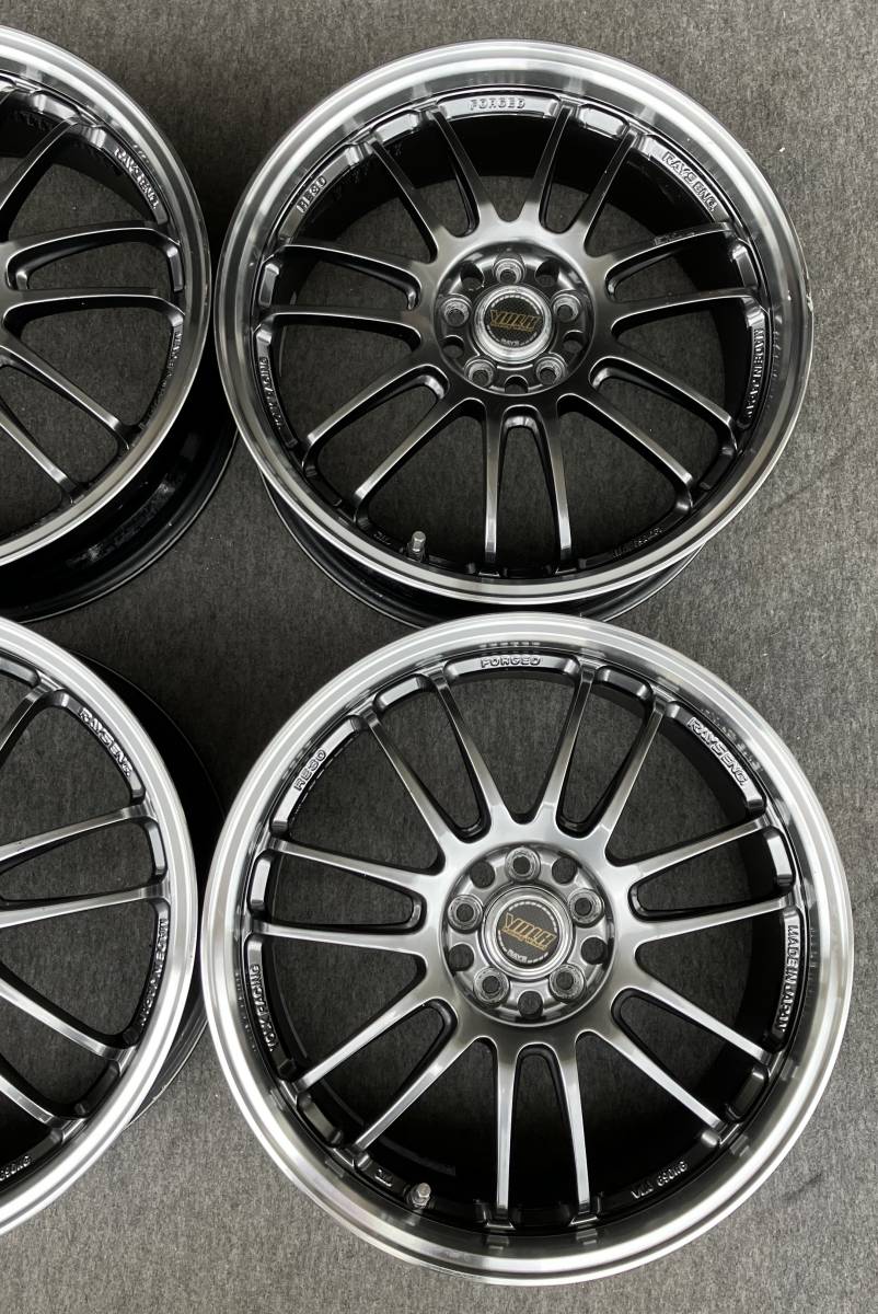 深リム！RAYS VOLKRACING RE30 18インチ 7.5J +50 5H 100 FORGED 4本 