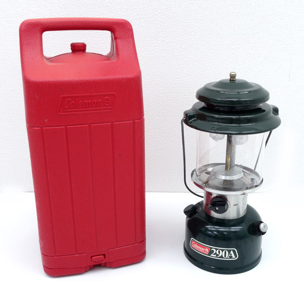 ★ Coleman コールマン Powerhouse パワーハウス ツーマントルランタン 2マントル アメリカ製 点火確認済み 中古 290A (0220459664)