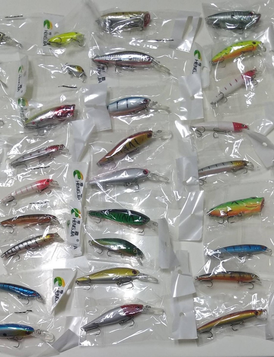 まとめ売り 釣り具 ルアー ミノー ワーム 替針 重り 等 大量セット 約 