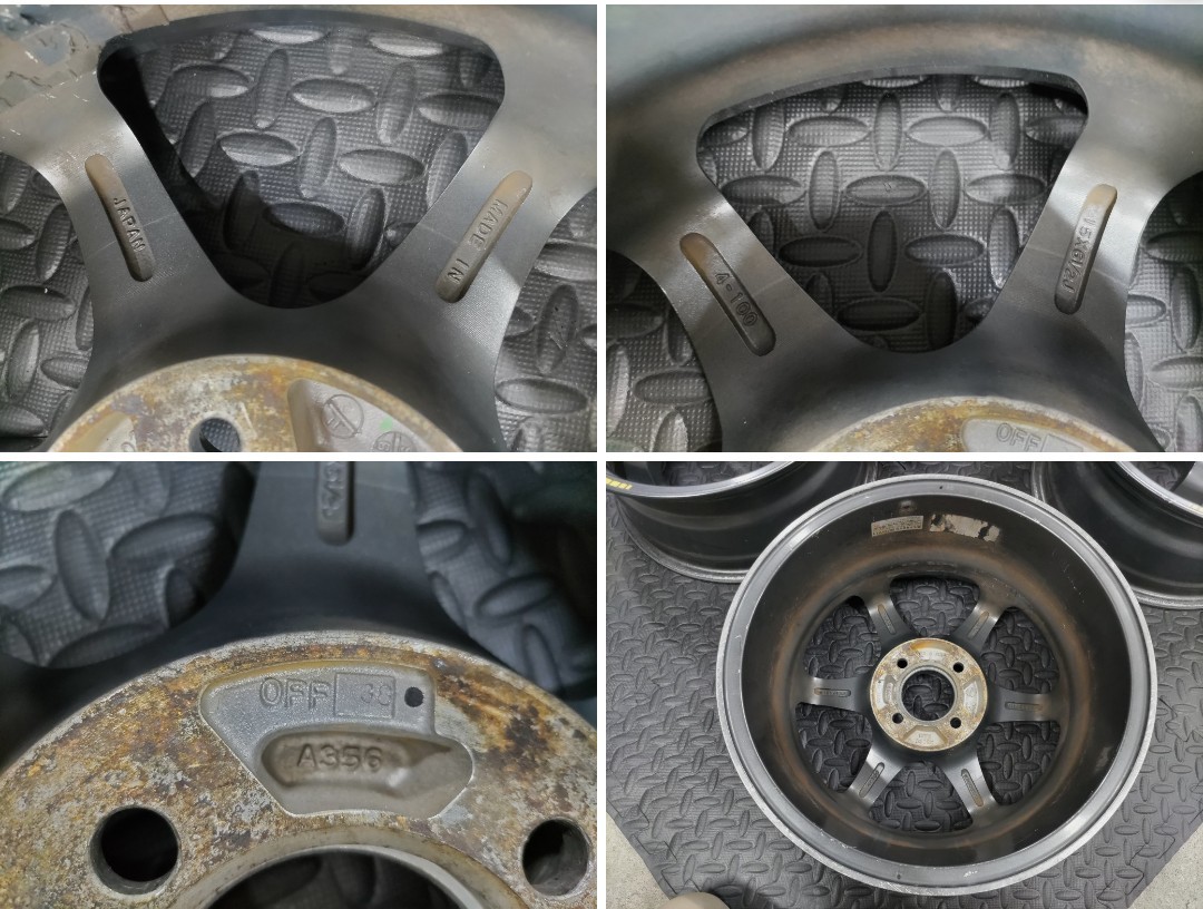 BIM ダウンヒルスペシャル DHS 15インチ 6.5J +38 4穴 PCD 100 4本 