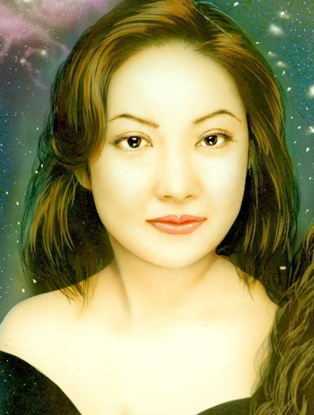最落なし100円出品！ 版画 石川吾郎 演劇ポスター美人画 星空の人魚
