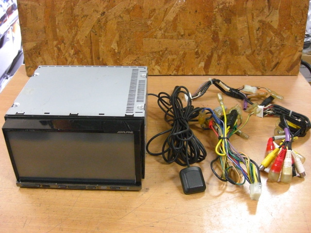 動作確認済 ALPINE アルパイン VIE-X07B AM FM AUX SD CD DVD HDDナビ