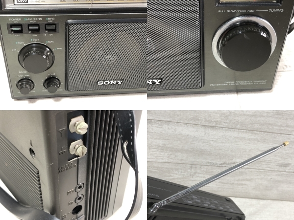 □BCLラジオ SONY ソニー ICF-6500 マルチバンドレシーバー / FM