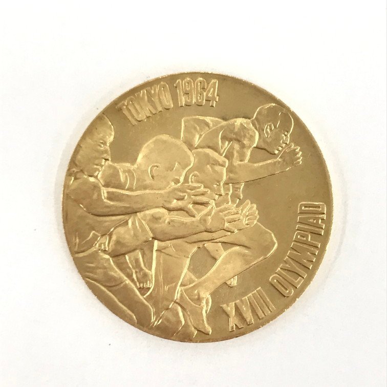  BFBC6036 K18 オリンピック東京大会記念 金メダル 750刻印 総重量7.2g(金製)｜売買されたオークション情報、yahooの商品情報をアーカイブ公開 - オークファン 金製
