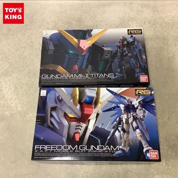 1円〜 RG 1/144 機動戦士Zガンダム ガンダムMk-II ティターンズ仕様、機動戦士ガンダムSEED フリーダムガンダム