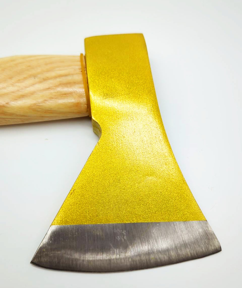 金の斧　本格アウトドア用　ラッキーアイテム　　３