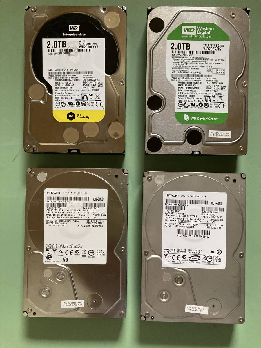 中古WESTERN DIGITAL WD20NPVZ [2.5インチ 内蔵ハードディスク(2.0TB