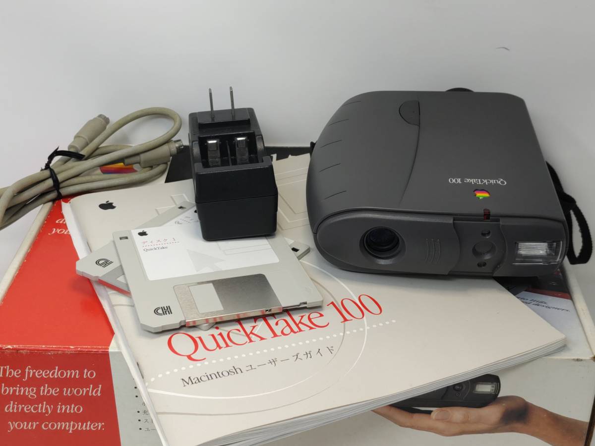Apple Apple QuickTake 100 Digital Camera for Macintosh Quick Take 100 デジタルカメラ 通電確認 本体美品 箱説付属 1994年 初代