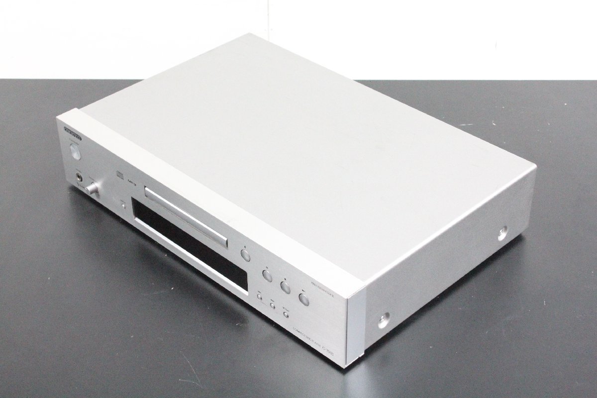 電源断線 読込難有 ONKYO C-7030 CDプレーヤー 銀 シルバー 2018年製 VLSC