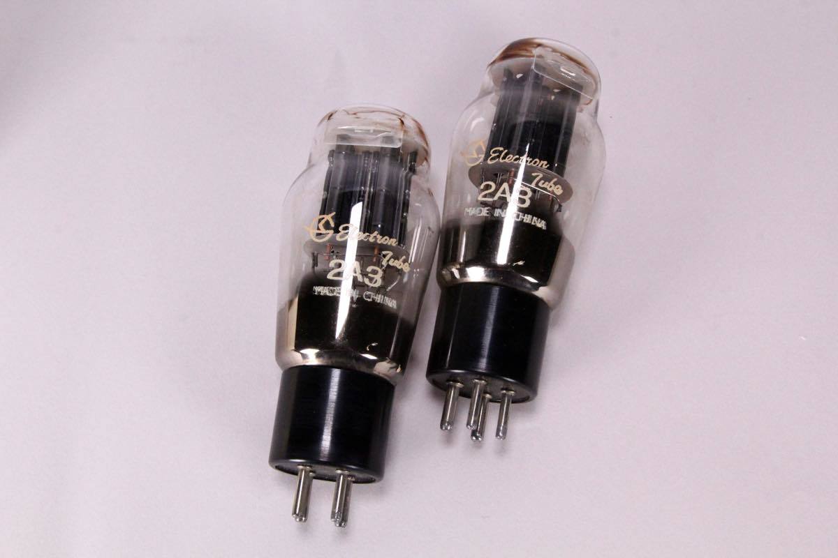 レア 真空管 Electron Tube 2A3 2本 セット オーディオ パーツ アンプ
