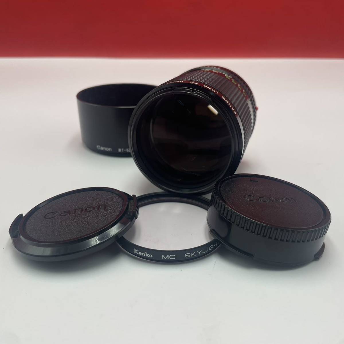 ☆A Canon NEW LENS FD 100mm F2 カメラレンズ 中望遠レンズ 単焦点 FD