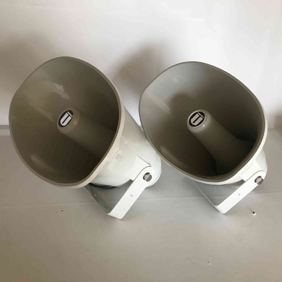 ユニぺックス　拡声器　CV-381/25A　➁ 超美品】ユニペックス UNI-PEX CV-381/25A NDA-402A40W スピーカー