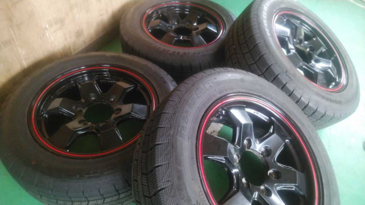 ウェッズ 200系ハイエース外し 16×7J 6穴 139.7 4本 2018年製