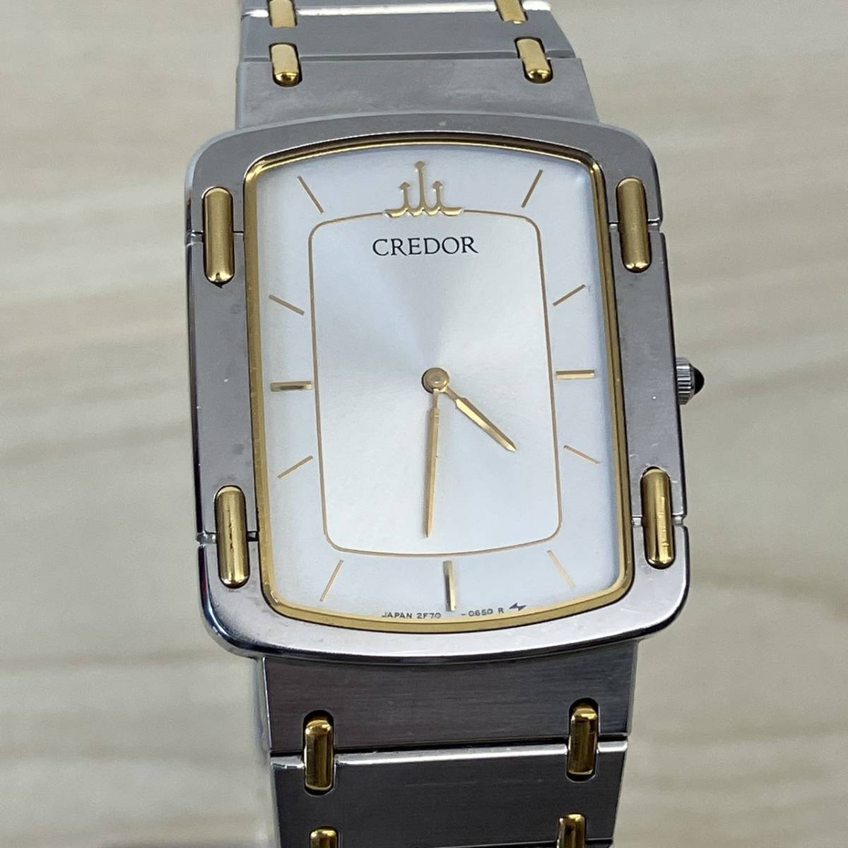 K4371】 中古 SEIKO セイコー CREDOR クレドール クォーツ 腕時計 2F70 