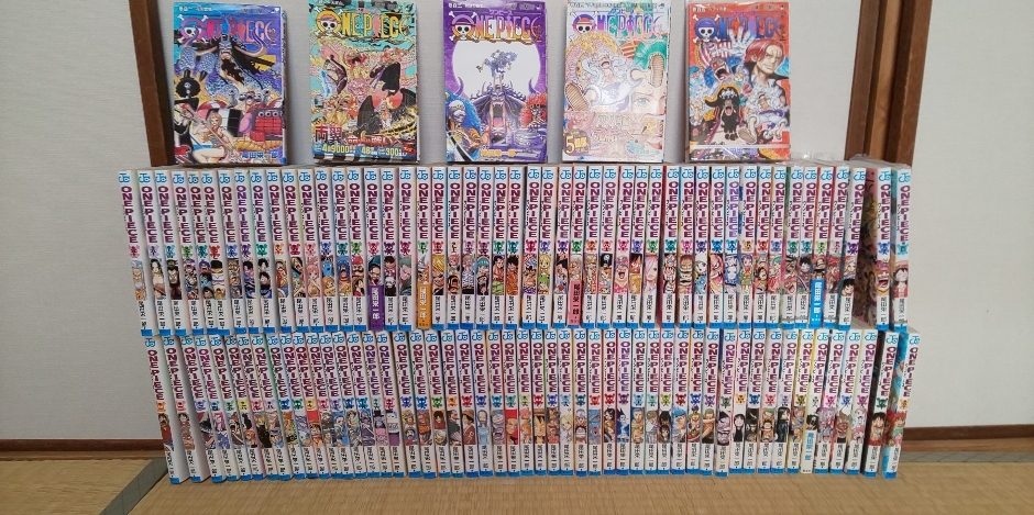 ONE PIECE 全巻1巻～105巻 ☆ ワンピース 尾田栄一郎 古本屋で売ってる
