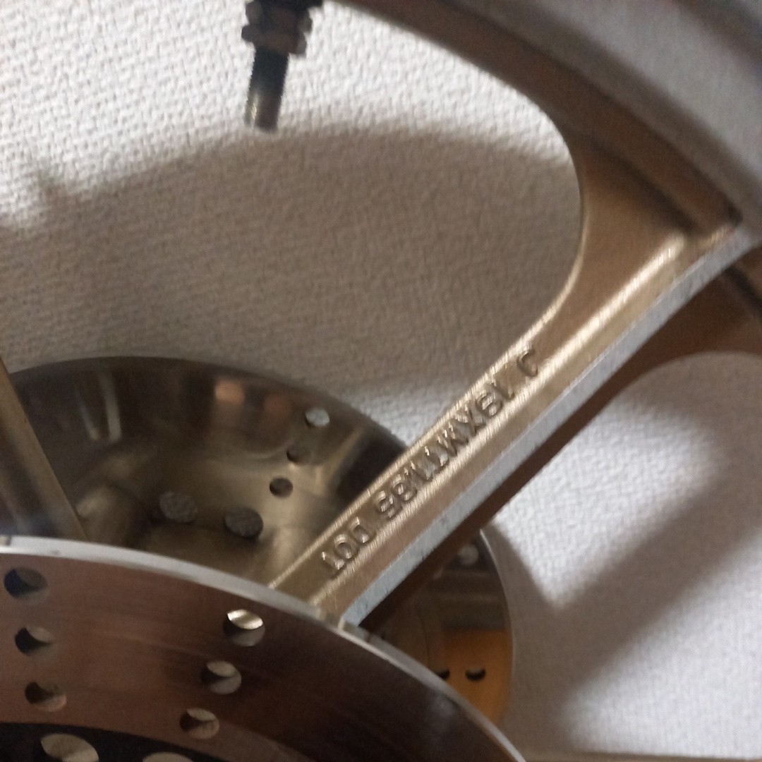 z400fx キャストホイール ホイール フロント ダブルディスク Fー