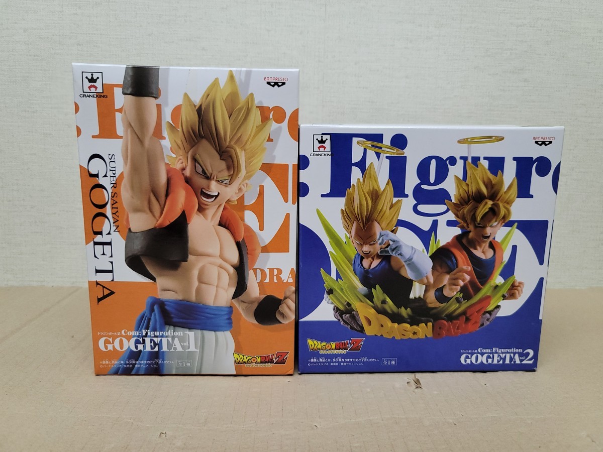 ● 未開封 ● ドラゴンボール Z Com:Figuration GOGETA vol.1&vol.2 ゴジータ 孫悟空 ベジータ 2種セット フィギュア 一番くじ