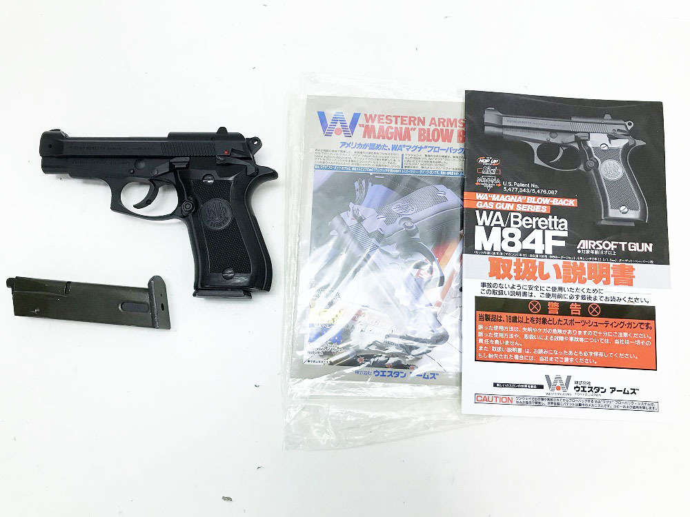 HOT，爆買い WA ベレッタM84F ガスガン ガス漏れあり ジャンク(ガスガン)｜売買されたオークション情報、yahooの商品情報をアーカイブ公開 - オークファン ガスガン