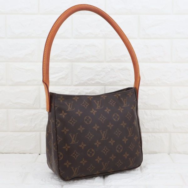1円 ルイヴィトン LOUIS VUITTON モノグラム ルーピングMM ショルダー 